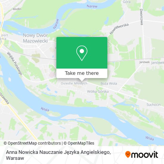 Anna Nowicka Nauczanie Języka Angielskiego map