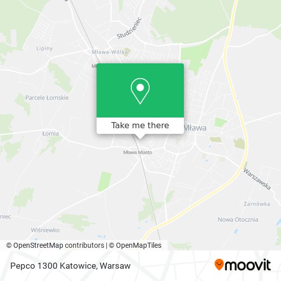 Pepco 1300 Katowice map