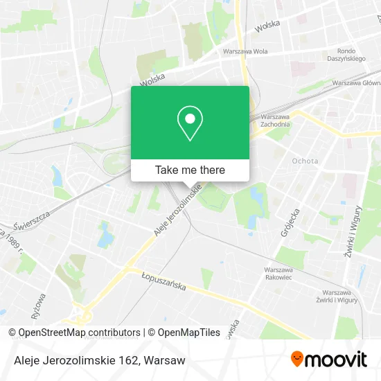 Aleje Jerozolimskie 162 map