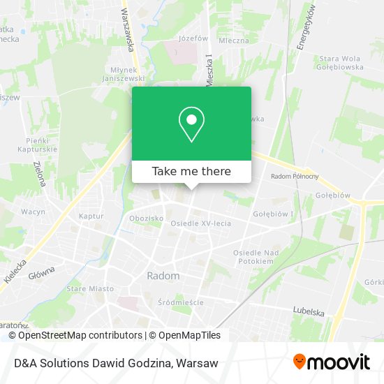 D&A Solutions Dawid Godzina map