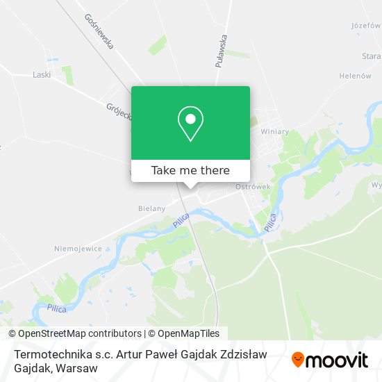 Termotechnika s.c. Artur Paweł Gajdak Zdzisław Gajdak map