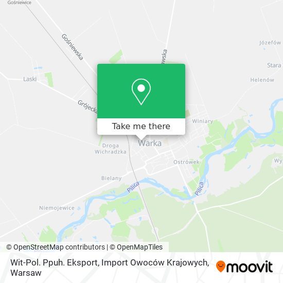 Wit-Pol. Ppuh. Eksport, Import Owoców Krajowych map