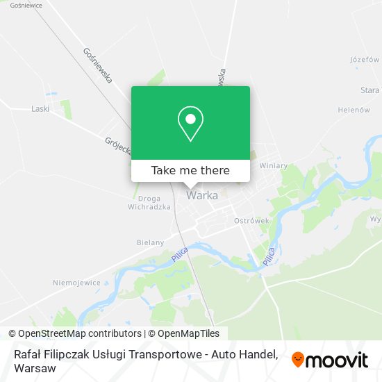 Rafał Filipczak Usługi Transportowe - Auto Handel map