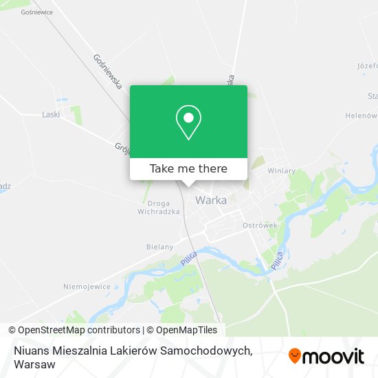 Niuans Mieszalnia Lakierów Samochodowych map