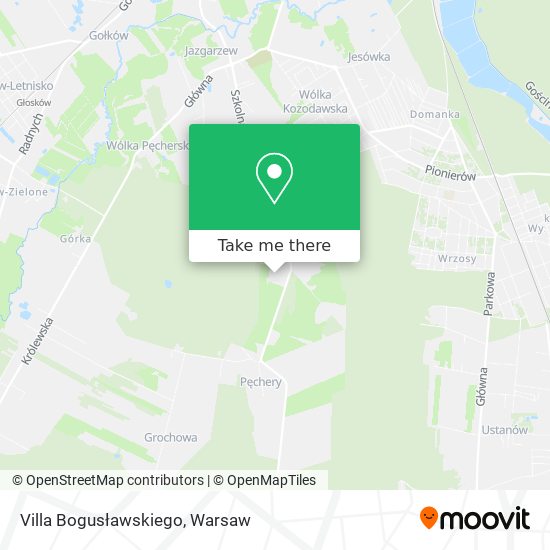 Villa Bogusławskiego map