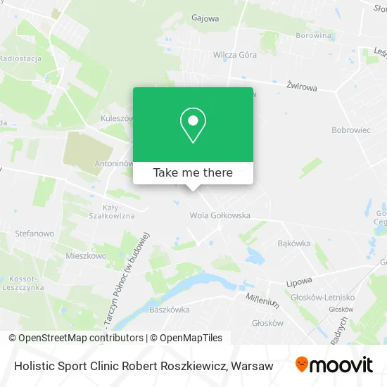 Карта Holistic Sport Clinic Robert Roszkiewicz