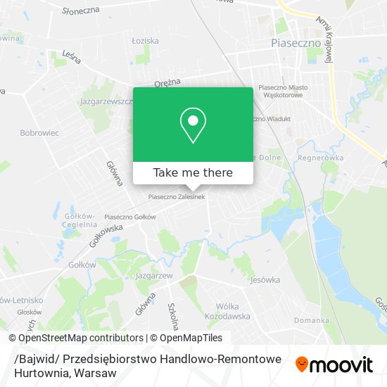 /Bajwid/ Przedsiębiorstwo Handlowo-Remontowe Hurtownia map