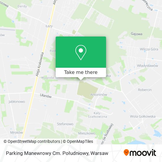 Parking Manewrowy Cm. Południowy map