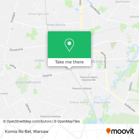 Komis Ro-Bet map