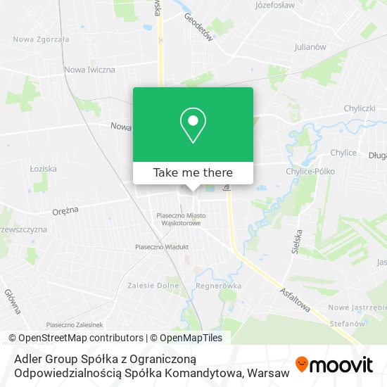 Adler Group Spółka z Ograniczoną Odpowiedzialnością Spółka Komandytowa map