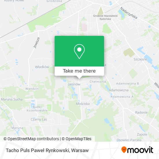 Tacho Puls Paweł Rynkowski map