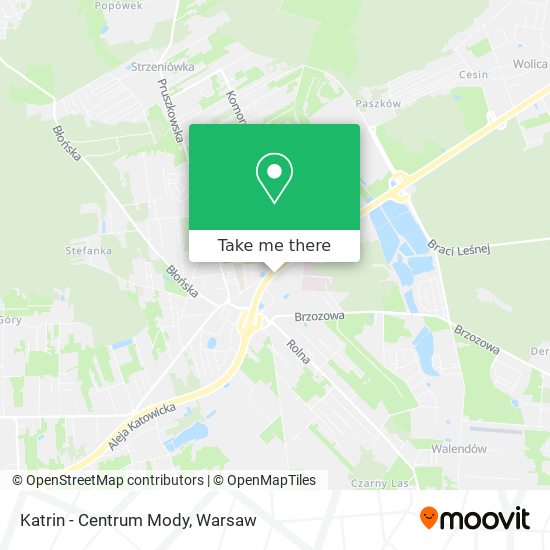 Katrin - Centrum Mody map