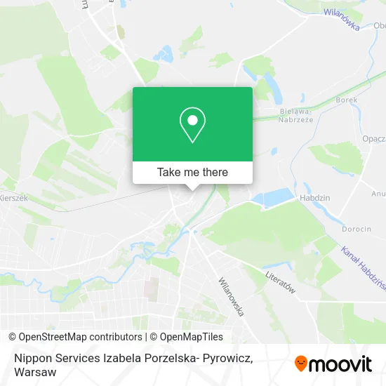 Nippon Services Izabela Porzelska- Pyrowicz map