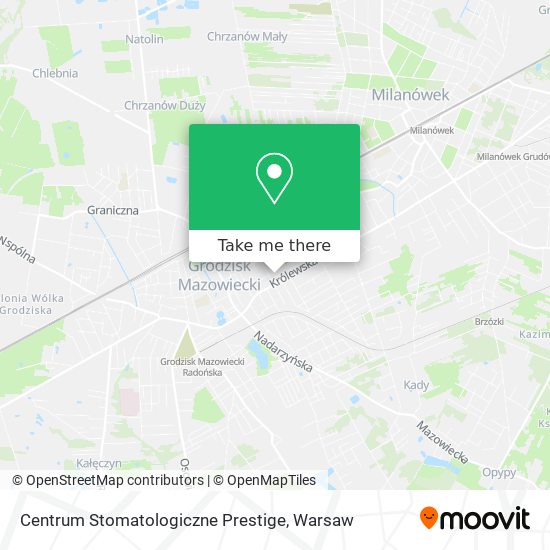 Centrum Stomatologiczne Prestige map