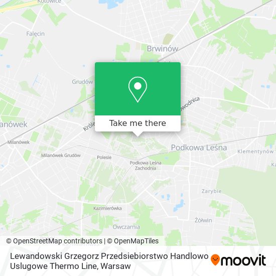 Карта Lewandowski Grzegorz Przedsiebiorstwo Handlowo Uslugowe Thermo Line