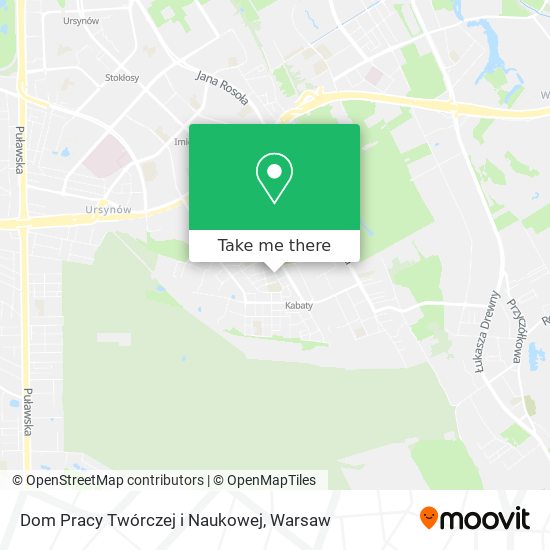 Dom Pracy Twórczej i Naukowej map