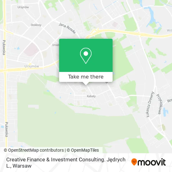 Карта Creative Finance & Investment Consulting. Jędrych L.