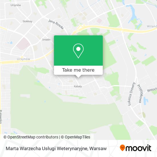 Marta Warzecha Usługi Weterynaryjne map