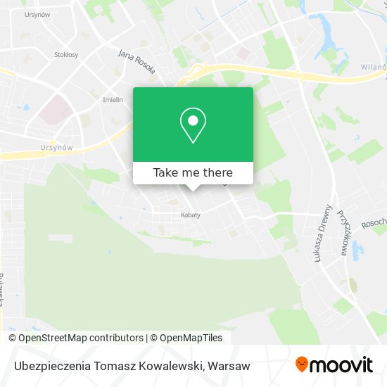 Ubezpieczenia Tomasz Kowalewski map