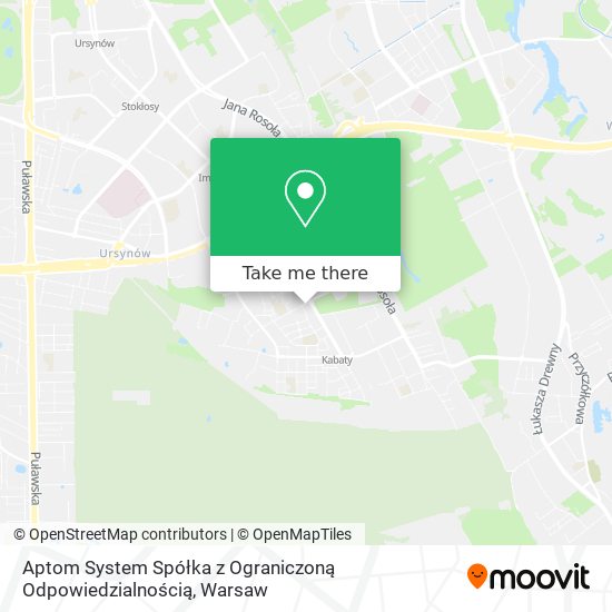 Aptom System Spółka z Ograniczoną Odpowiedzialnością map