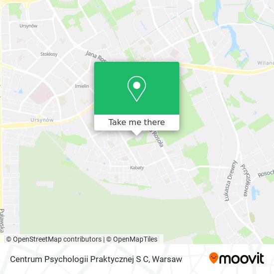 Centrum Psychologii Praktycznej S C map