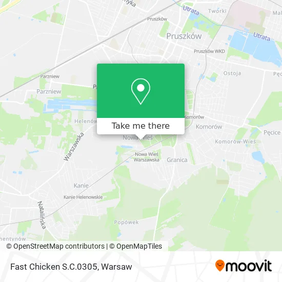 Карта Fast Chicken S.C.0305