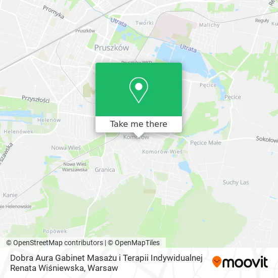 Dobra Aura Gabinet Masażu i Terapii Indywidualnej Renata Wiśniewska map