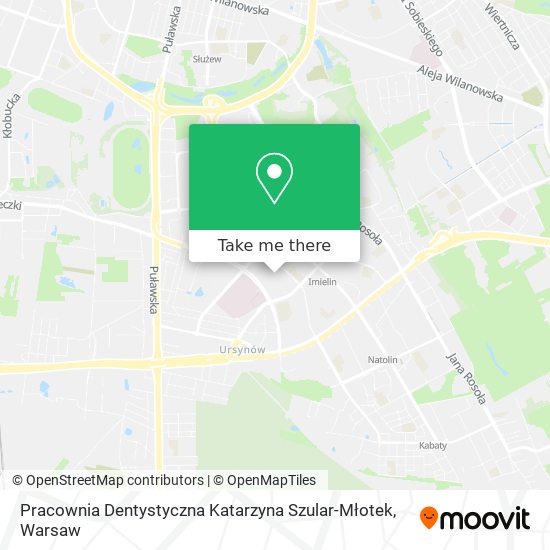 Pracownia Dentystyczna Katarzyna Szular-Młotek map