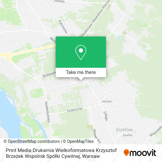 Print Media Drukarnia Wielkoformatowa Krzysztof Brzeżek Wspólnik Spółki Cywilnej map