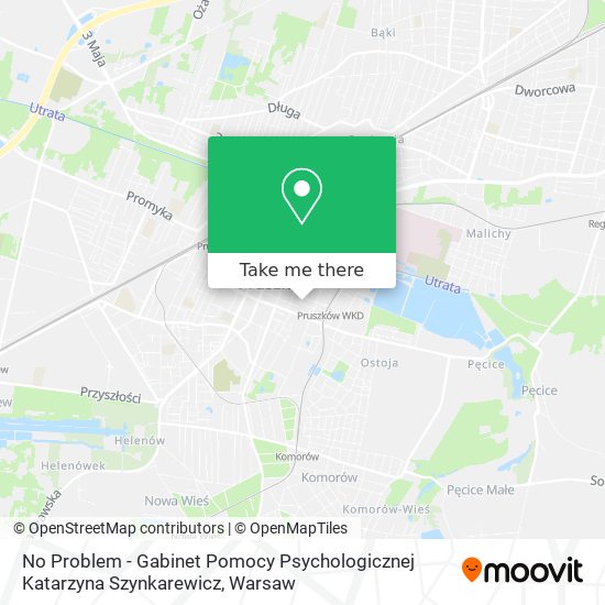 No Problem - Gabinet Pomocy Psychologicznej Katarzyna Szynkarewicz map