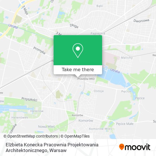 Elżbieta Konecka Pracownia Projektowania Architektonicznego map