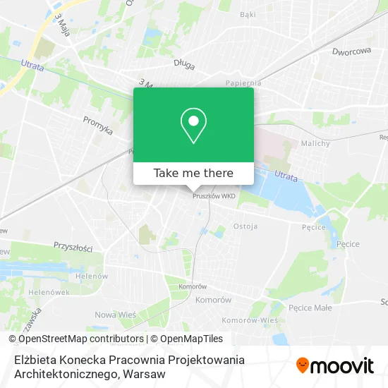 Карта Elżbieta Konecka Pracownia Projektowania Architektonicznego