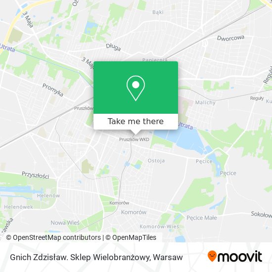 Gnich Zdzisław. Sklep Wielobranżowy map