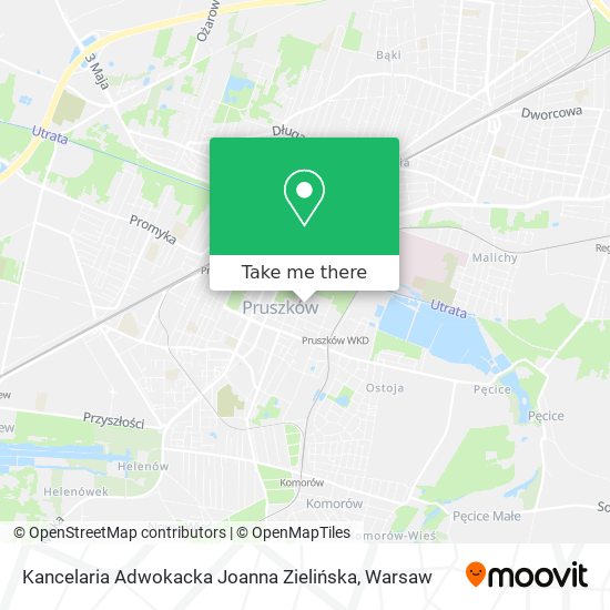 Kancelaria Adwokacka Joanna Zielińska map