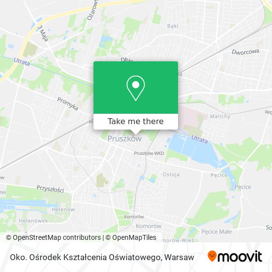 Oko. Ośrodek Kształcenia Oświatowego map