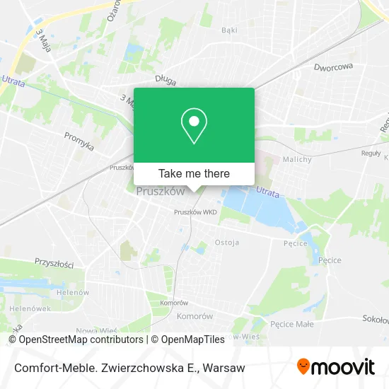 Comfort-Meble. Zwierzchowska E. map