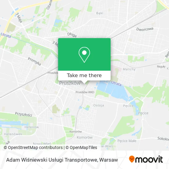 Карта Adam Wiśniewski Usługi Transportowe