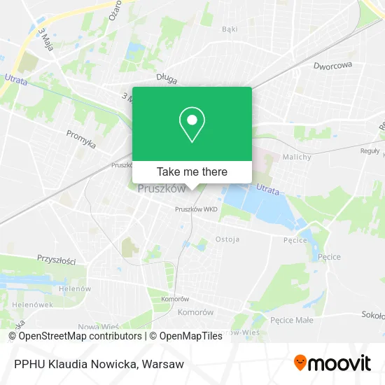 PPHU Klaudia Nowicka map
