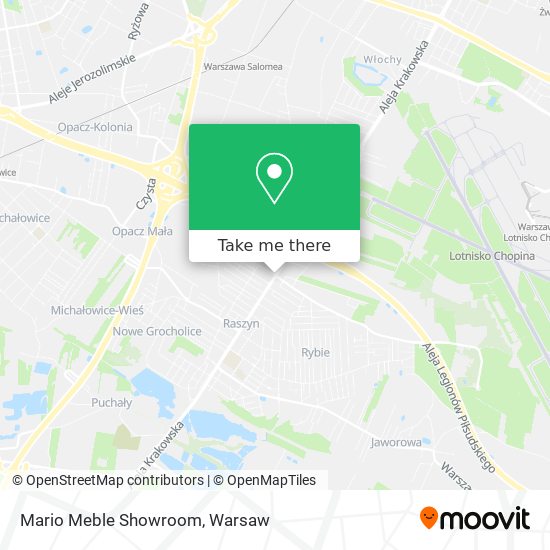 Mario Meble Showroom map