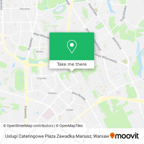 Uslugi Cateringowe Plaza Zawadka Mariusz map