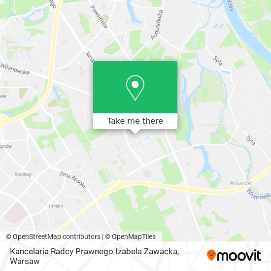 Kancelaria Radcy Prawnego Izabela Zawacka map