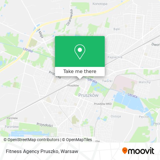 Fitness Agency Pruszko map