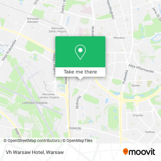 Vh Warsaw Hotel map