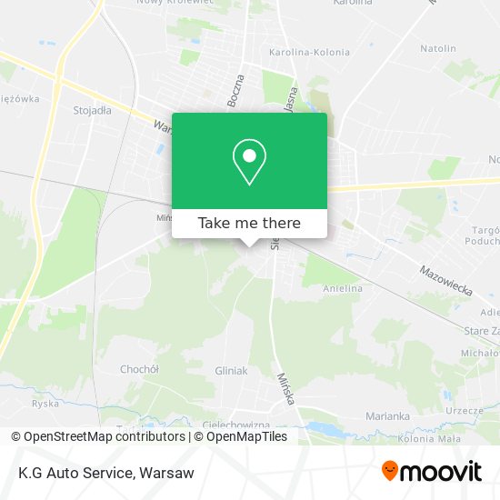 K.G Auto Service map