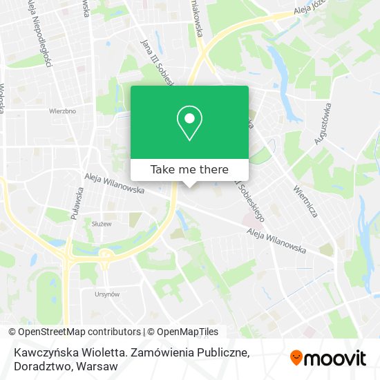 Карта Kawczyńska Wioletta. Zamówienia Publiczne, Doradztwo