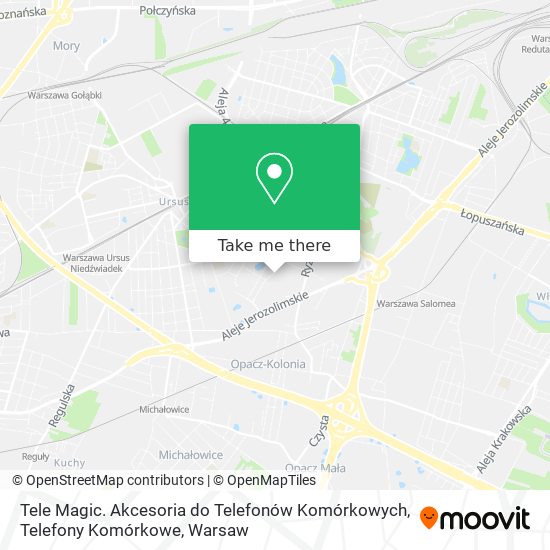 Tele Magic. Akcesoria do Telefonów Komórkowych, Telefony Komórkowe map