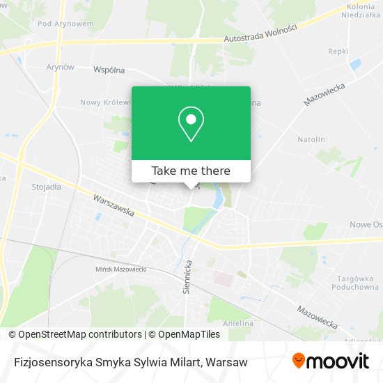 Fizjosensoryka Smyka Sylwia Milart map