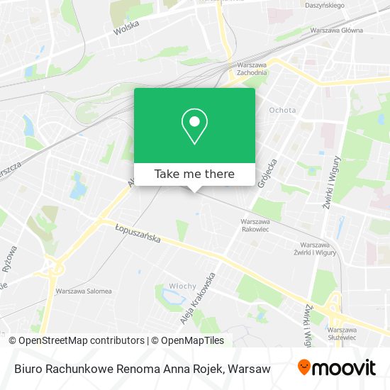 Biuro Rachunkowe Renoma Anna Rojek map