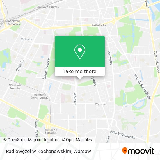 Radiowęzeł w Kochanowskim map