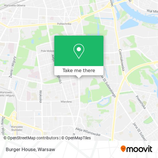 Burger House map